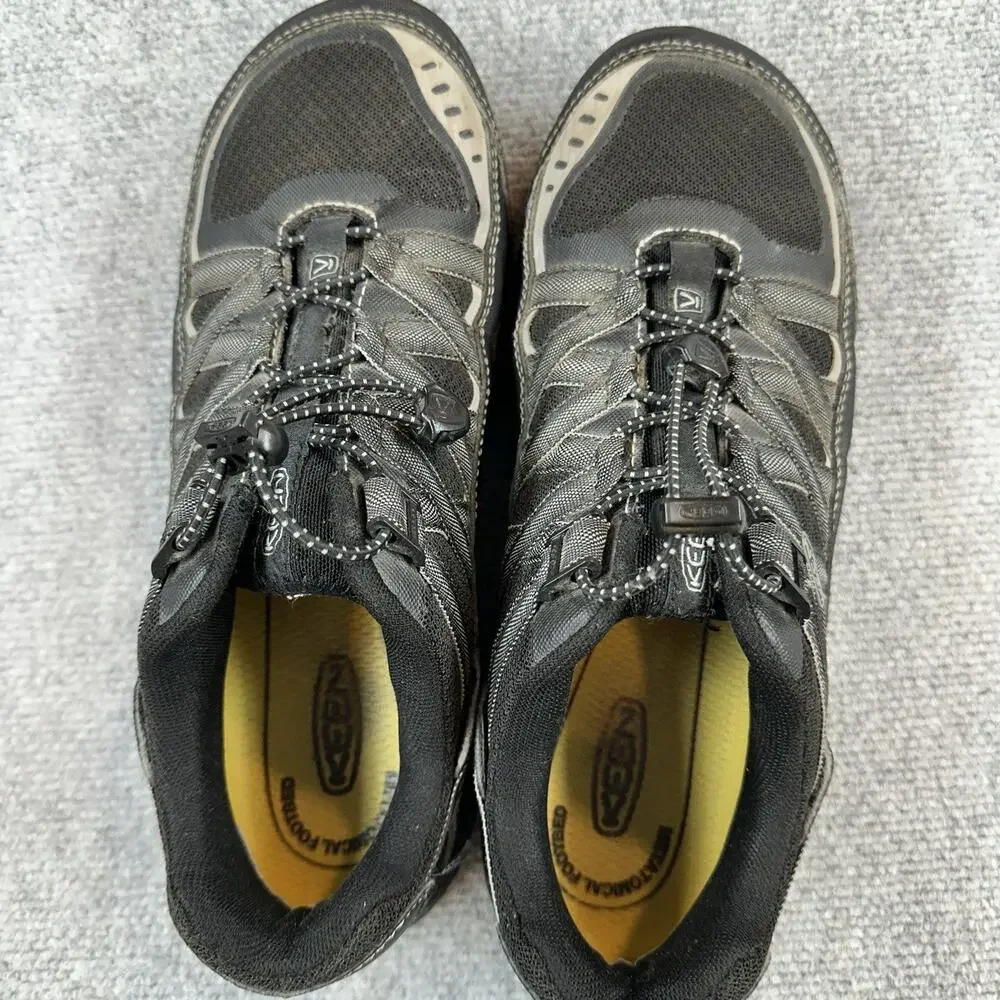 KEEN Utility Asheville AT ESD Men’s Work Shoes Size 10 D Black Aluminum Toe